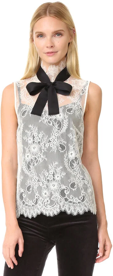 Philosophy di Lorenzo Serafini Sleeveless Lace Blouse — UFO